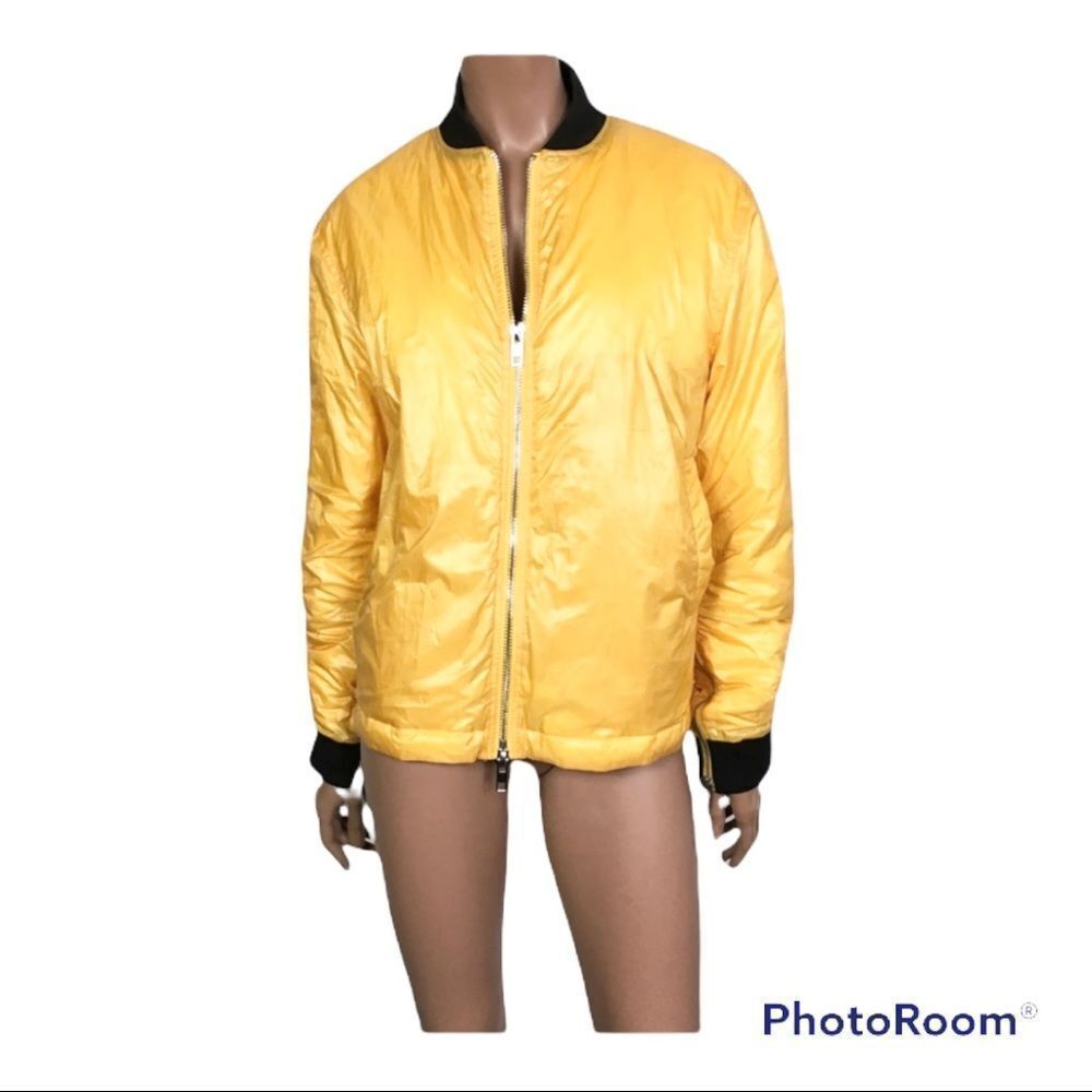 NEW J.Lindeberg Sonia yellow nylon down coat S
